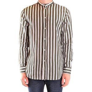 Paolo Pecora Striped Long Sleeve Shirt Men green Shirts